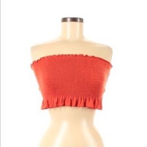Forever 21 Orange Tube Top
